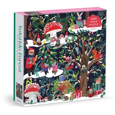 Yuletide Forest 500 Piece Puzzle by Galison (Jigsaw)
