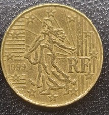 Moneda 10 cent euro Francia 1999