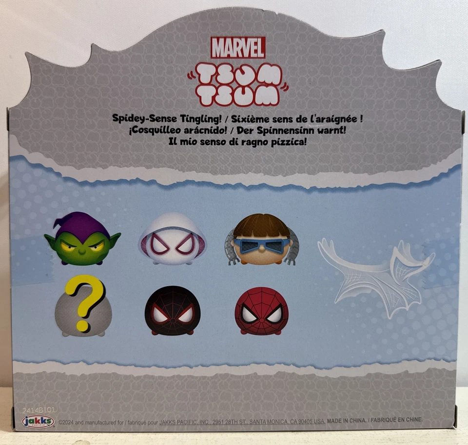 Juego de 6 figuras hormigueantes Disney Tsum Tsum Marvel Spidey-Sense NUEVO Foto 3 de 3