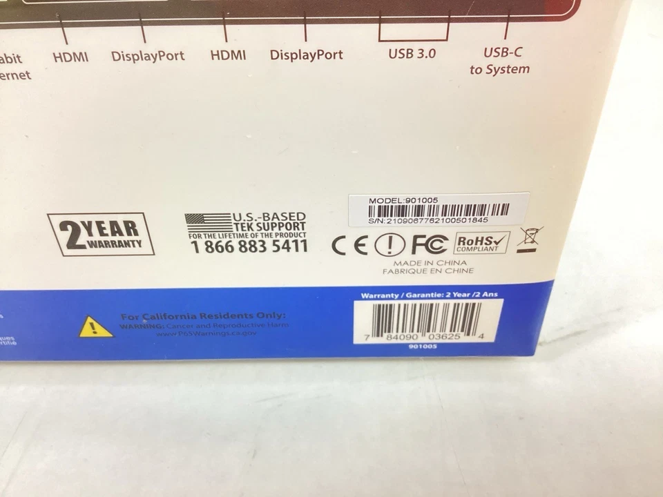 VisionTek VT4000 Dual 4K Docking Station - USB-C/A - DP, HDMI - 901005 - Image 4 of 4