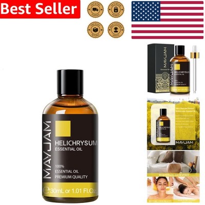 Authentic Helichrysum Essential Oil 1.01 Fl Oz for Candles Soap Crafting Home