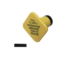Yellow Parking Brake Knob - Dash Valve Knob Replaces 248502, 10794089, SA522
