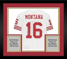 FRMD Joe Montana San Francisco 49ers Signed White Mitchell & Ness Auth Jersey