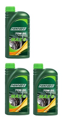 3l Fanfaro Max 6 75W-90 GL-4/5 Getriebeöl 3x1l 