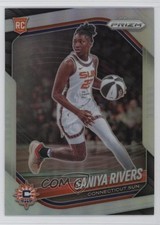 2025 Panini Prizm WNBA Silver Prizm Saniya Rivers #131 Rookie RC 10b8