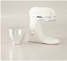 Cracker Barrel Salt & Pepper Shakers UNUSED Stand Mixer & Bowl 2pc Kitchen Decor