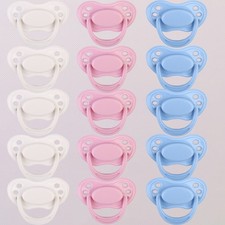 15x Magnetic Pacifiers Dummy for Reborn Dolls Internal Magnet Accessory Gift DIY