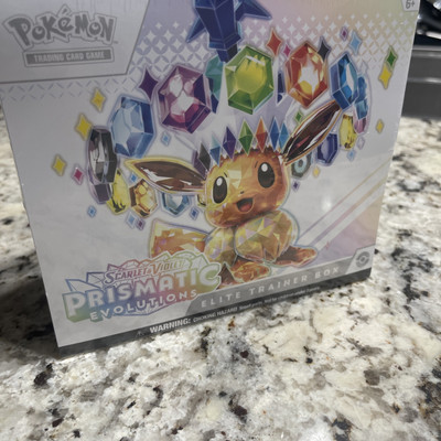 Pokemon TCG Scarlet Violet Prismatic Evolutions Elite Trainer Box ETB New Sealed