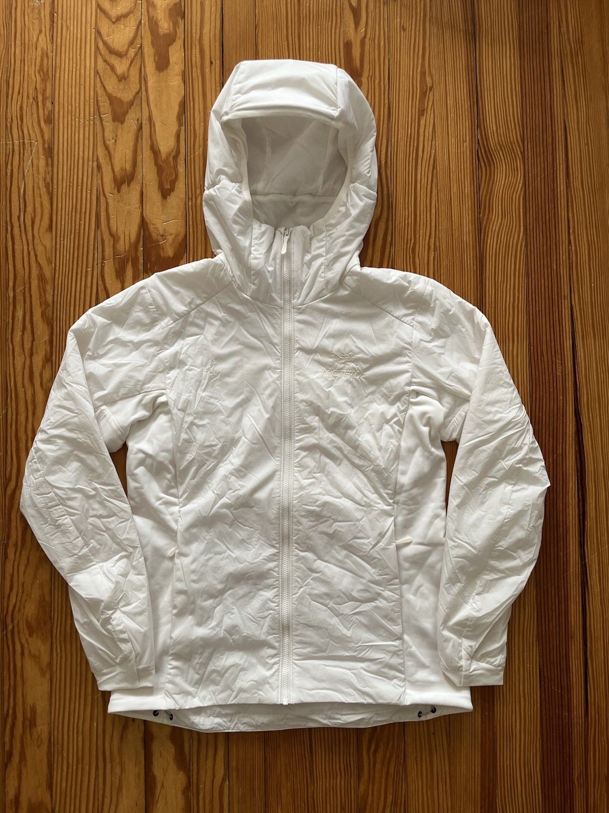 ARC'TERYX Atom Giacca con Cappuccio Isolata Donna Taglia S Whiteout