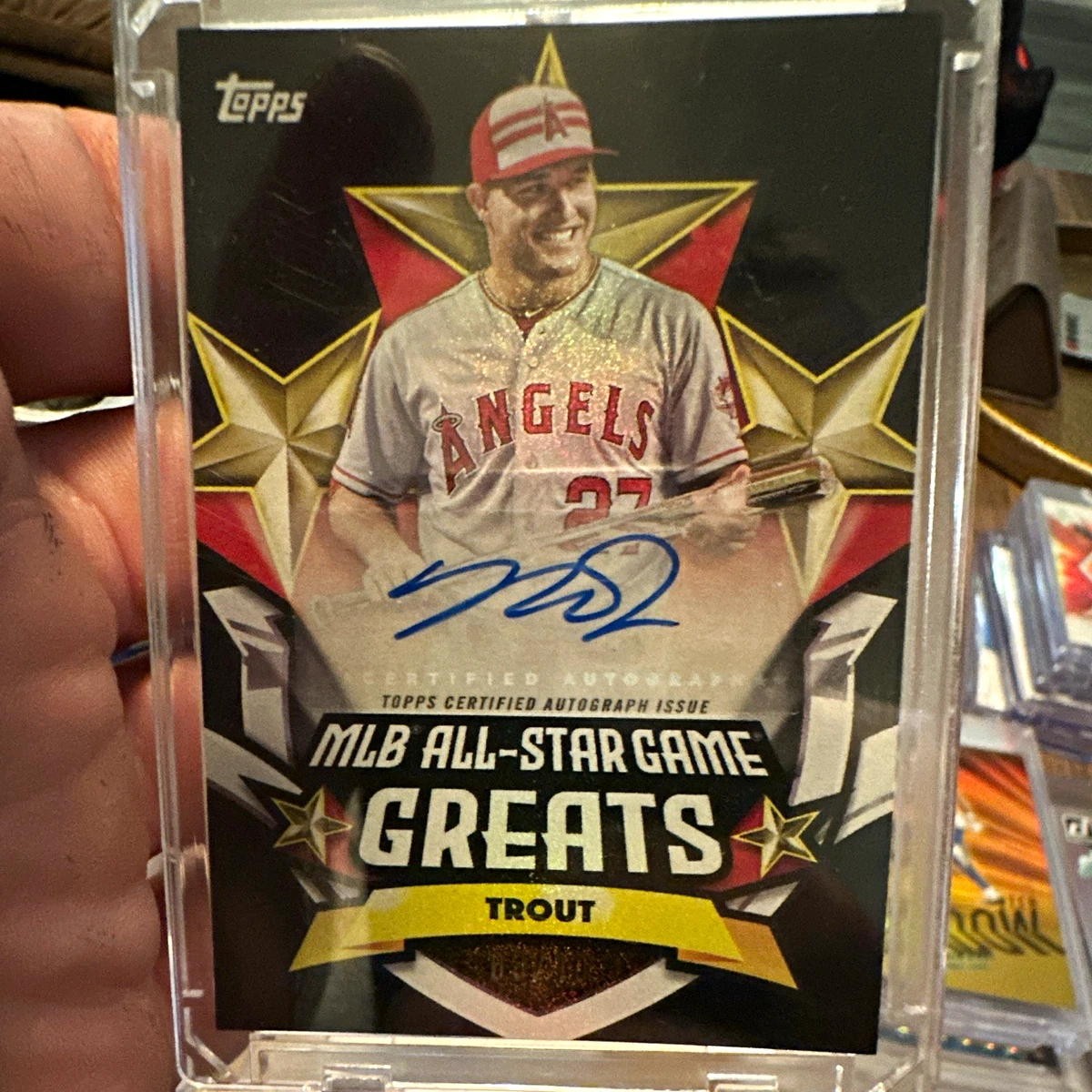 Topps Mike Trout Serial Numbered Baseball Sports Trading Card