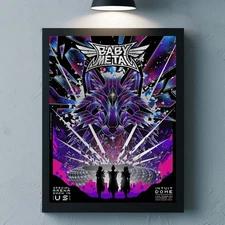 Babymetal Los Angeles Concert Poster At Intuit Dome Special Arena Show In US