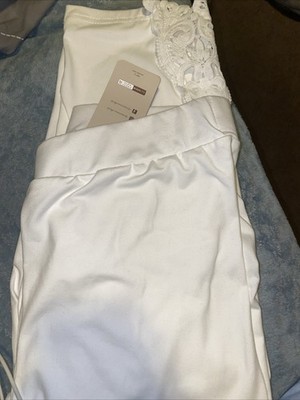 Emery Rose Large Capris White 
