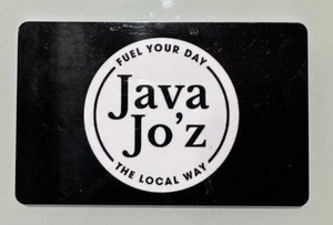 $20 Java Jo’z Coffee Shop Gift Card