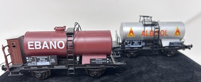 Sachsenmodelle HO/DC Kesselwagen 526 950 DR Ebano Tank Car  & Albizol Fuel Car