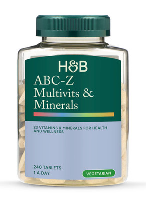Holland & Barrett ABC bis Z Multivit 240 Tabletten (1 P/Tag) UVP 13,49£ *Vegetarisch