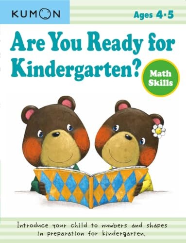 Kumon Are You Ready For Kindergarten Math Skills Workbook Ages 4-5 Paperback - Image 2