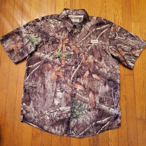 Magellan Outdoors Realtree Camouflage Shirt L feuchtigkeitsableitend Jagd Angeln C - Bild 1 von 9