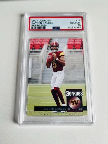 2024 Panini Donruss #22 JAYDEN DANIELS Rookie Retro 1994 GEM MINT PSA 10