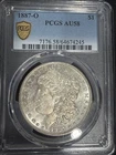 1887 O Morgan Silver Dollar PCGS AU-58