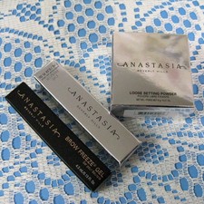 Anastasia Beverly Hills 3 Pc Minis Travel Setting Powder Brow Gel Eye Primer NIB