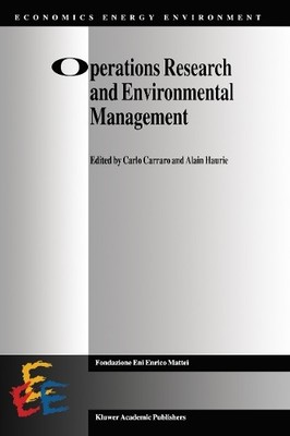 Operations Research and Environmental Management - 9789401065450
