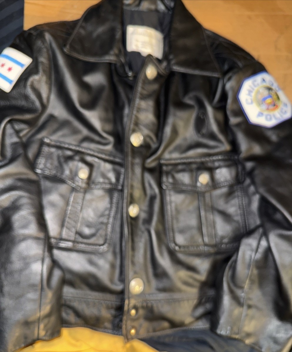 Chicago Police Officer Vintage Police Jacket Vtg 80's Chicago