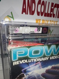 Nintendo NES Power Glove Size L Mattel 1989 NIB Brand New Sealed AFA 70 Graded