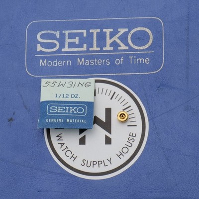 Seiko 55W31NG Gold Tone New Old Stock Genuine Watch Crown Parts (SEK)