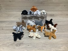 Vintage Pound Puppies Pound Purries Mini Figures Lot of 16 Pets Galoob 1995