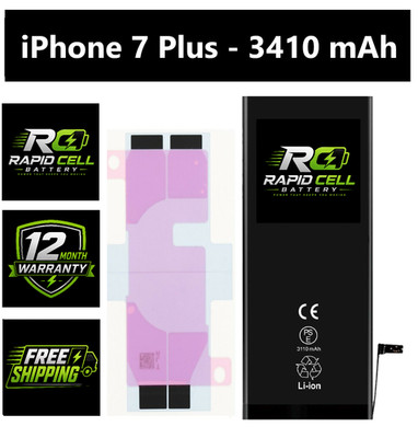 Replacement Battery for iPhone 7 Plus 3410 mAh High Capacity A1661 A1784 A1785