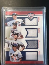2017 Panini USA Stars & Stripes - Kyle Wright, Tanner Houck, Alex Faedo #2 /199