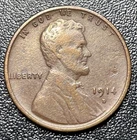 1914-D Lincoln Wheat Cent Penny 1c XF Details Extra Fine Key Date Coin
