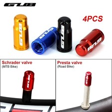 4pcs Aluminum Bike Valve Caps Presta Schrader Mtb Road