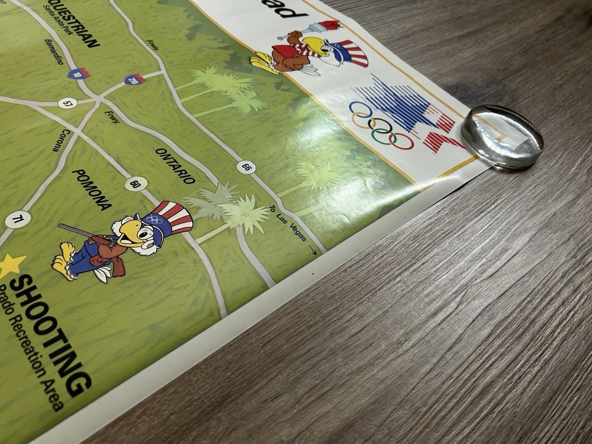 Vintage Official 1984 Los Angeles Summer Olympics XXIIIrd Venue