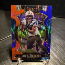 2025 Select Concourse Red Blue Prizm Chuba Hubbard Panthers Rookie