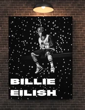 Black Billie Eilish Poster