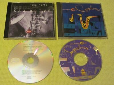 John Harle Sax Drive & Atlantic Jazz Saxophones ft John Coltrane  2 CD Albums