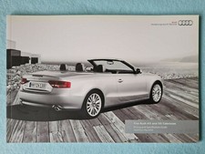 Audi A5 & S5 Cabriolet SE S Line quattro Auto Prospekt Katalog Mai 2010 NEUWERTIG B