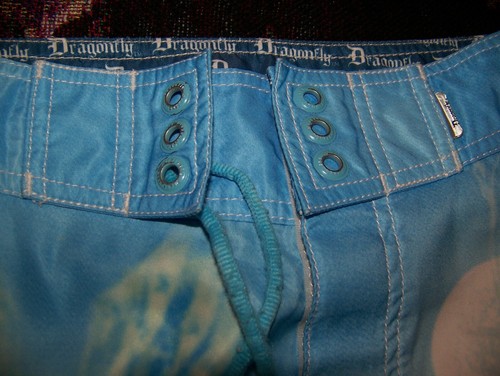 Vintage IRON MAIDEN SEVENTH SON OF A Dragonfly Swim Trunks Surf Board Shorts 30 - Picture 4 of 6