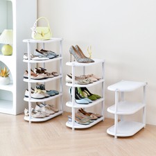 Shoes Rack Stand Storage Shelf Self Organiser Lightweight Compact Space Shelves