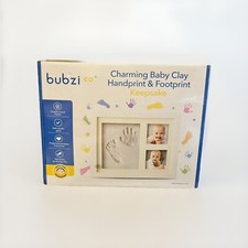 Bubzi Co. Charming Baby Clay Handprint and Footprint Keepsake