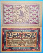 A/05/6, Germany, Oldenburg, 50 Pfennig 1921, "horse and rider" A/05/6