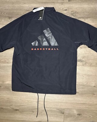 【未使用・サイズ4XL】adidas BASKETBALLCOACHJACKET adidas adidas Basketball Coach Jacket (Gender Neutral) - Black