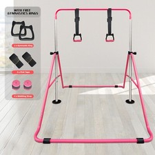 Gymnastics Bars for Kids Adjustable Junior Expandable Folding Horizontal Bars PK