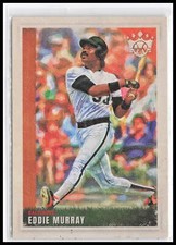 Eddie Murray #74 2022 Panini Diamond Kings Framed Gray Baltimore Orioles