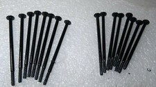 Microsoft Xbox ONE BLACK 1540 OEM 2-Sets of 8 -Long Black Top Cover Screws-Good