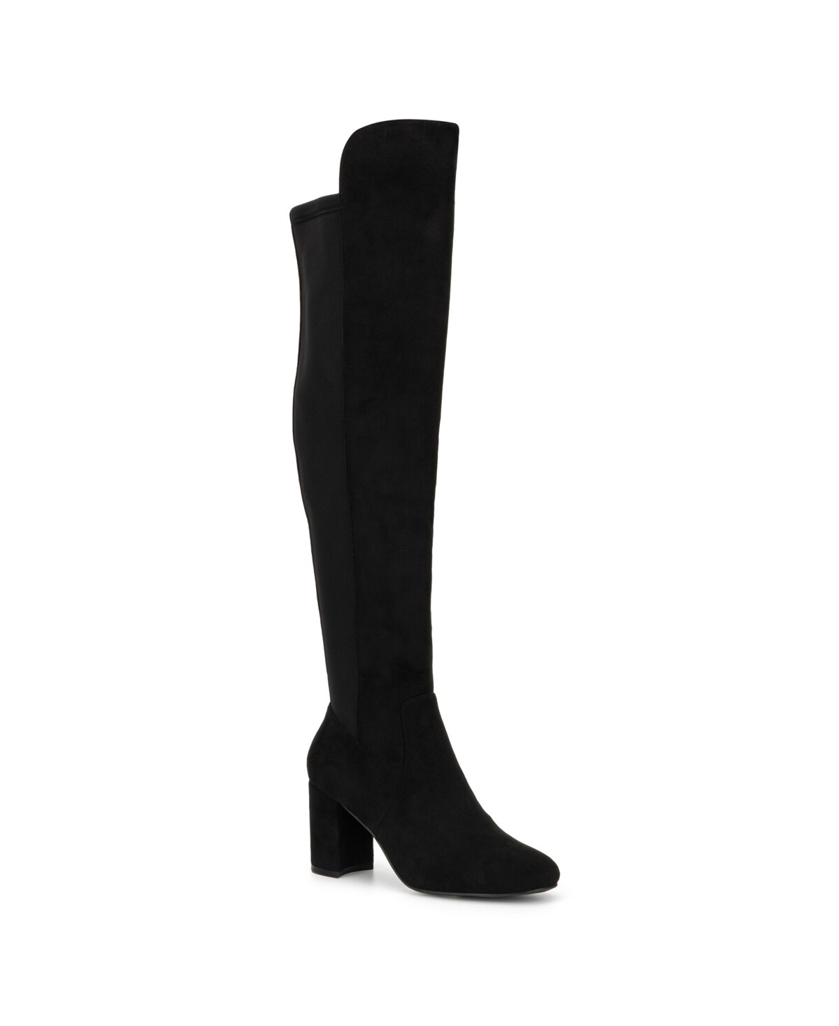 New York And Company Womens Luna Tall Regular Calf Boots Black Size 8M