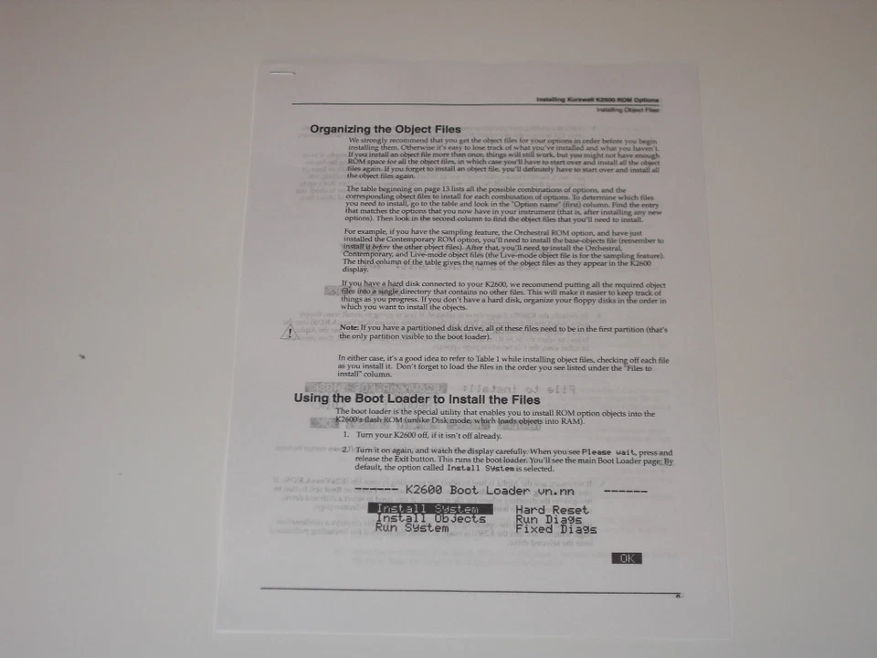 Kurzweil K2600 OS and Object Files on Floppy Disk  includes Best Of VAST Objects - Image 3 of 3