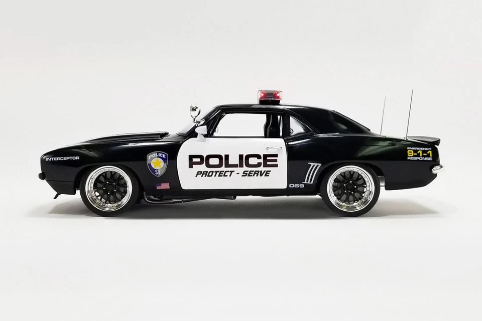 GMP 1969 Chevrolet Camaro - Street Fighter Police Interceptor 1/18. 18935 - Immagine 3 di 4