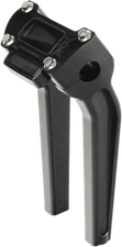 THRASHIN SUPPLY CO. Black 9-1/2" Rise Pullback Handlebar Risers TSC-9500-1